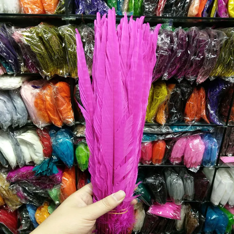 50/100 шт натуральные перья из хвоста фазана 20-22 дюйма DIY Ювелирные изделия