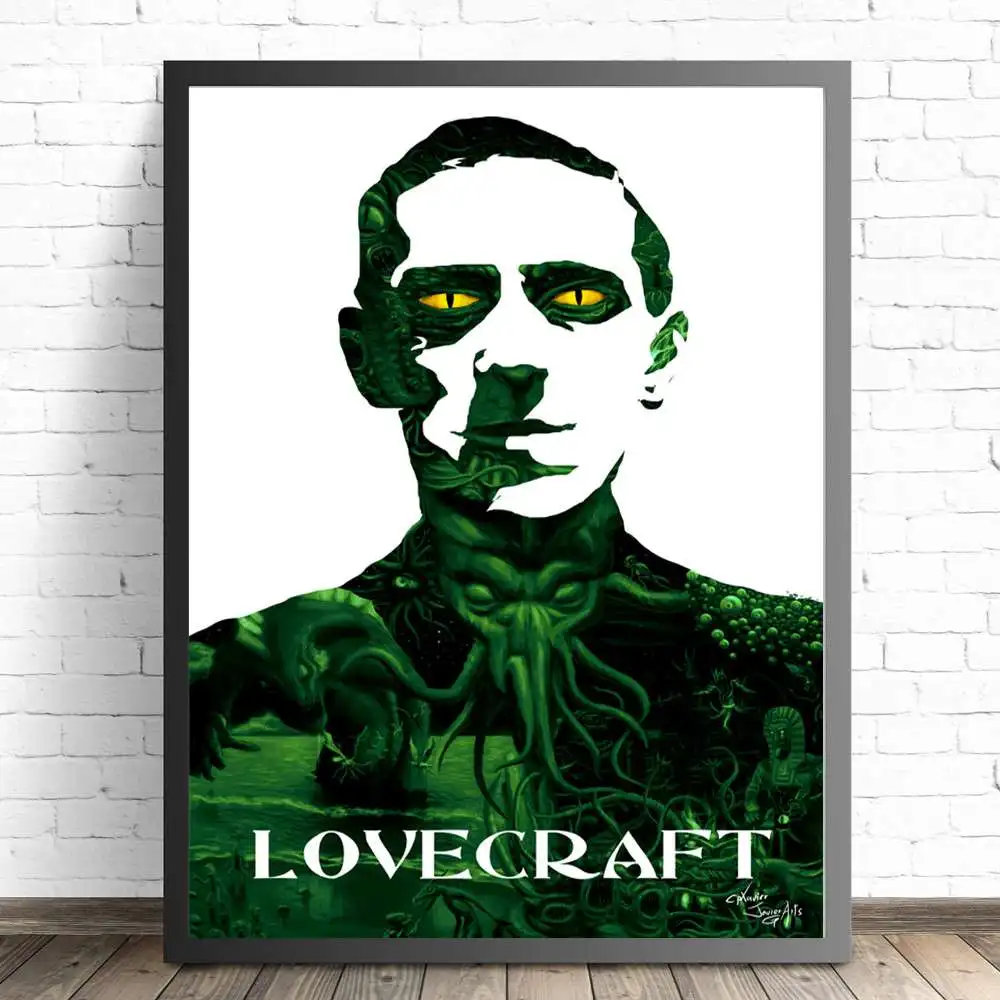 Hp loveccraft сюрреалистические плакаты-портреты и принты настенные художественные картины на холсте для украшения гостиной домашний Декор без рамы Quadros - Цвет: 4