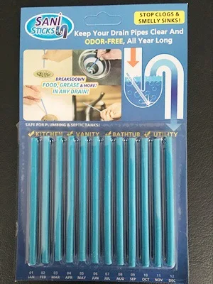 12 шт./упак. палочки Sani Sticks обеззараживание сточных вод дезодорант кухня туалет