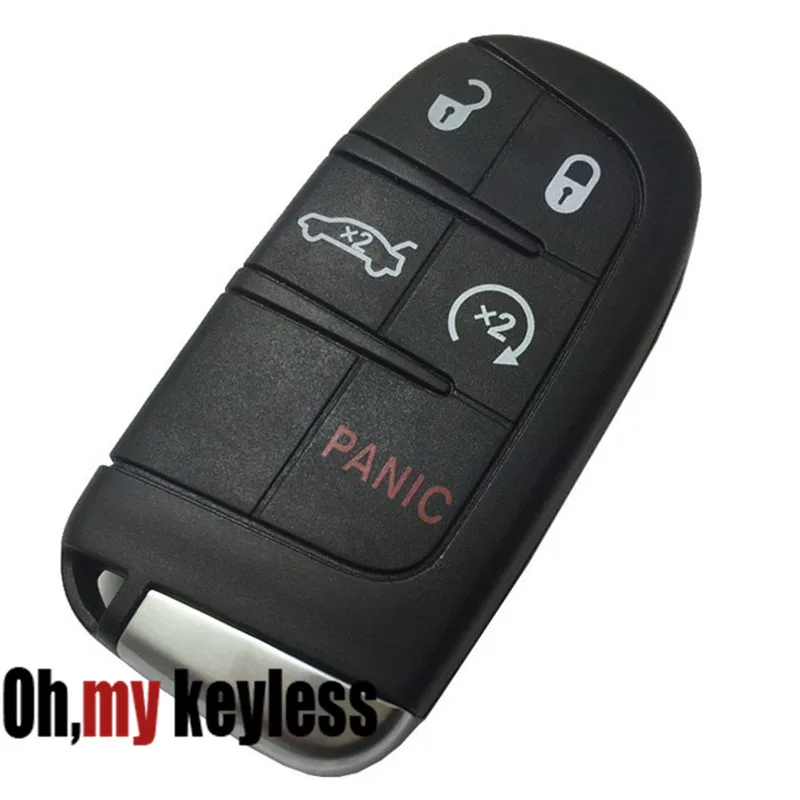 Умный чехол для ключа chrysler fiat 5 шт./лот дистанционного управления автомобилем с