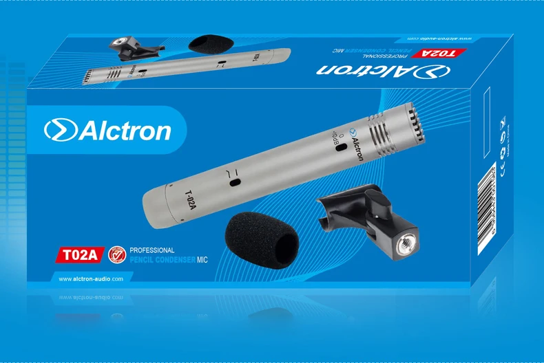 Alctron T02A профессиональный конденсаторный микрофон музыкальный инструмент для