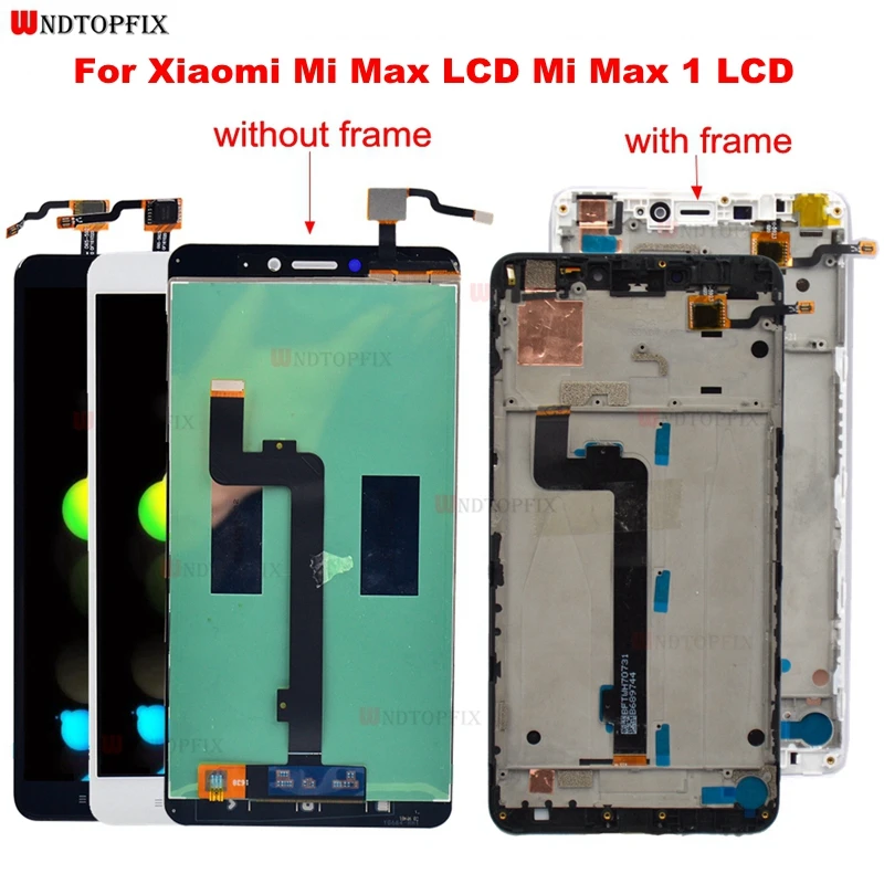 6.44 &quotСяо Mi Max ЖК дисплей Дисплей Сенсорный экран планшета Ассамблеи Замена 1