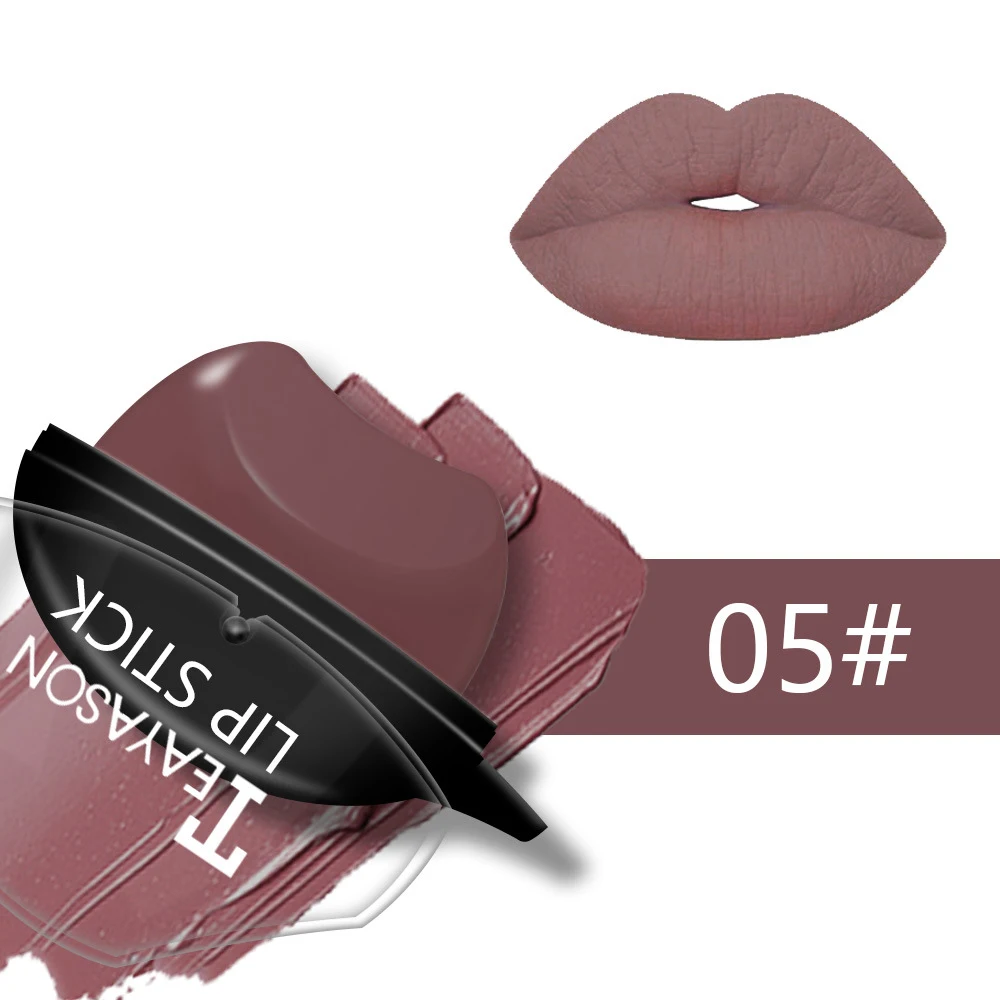 Make Up матовый бальзам для губ водостойкий стойкий карандаш для губ 12 цветов Увлажняющий блеск для губ Косметика для сексуальных красный пигмент