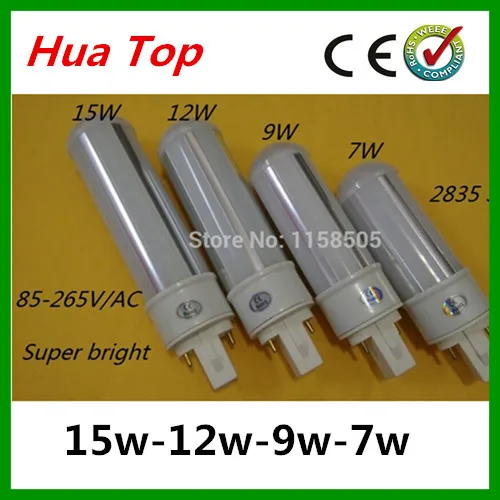 Super bright G23 G24 E27 7W 9W 12W 15W LED Bulb 2835 SMD PL Corn Light Lamp White/Warm White AC85-265V for home indoor lighting
Super bright G23 G24 E27 7W 9W 12W 15W LED Bulb 2835 SMD PL Corn Light Lamp White/Warm White AC85-265V for home indoor lighting