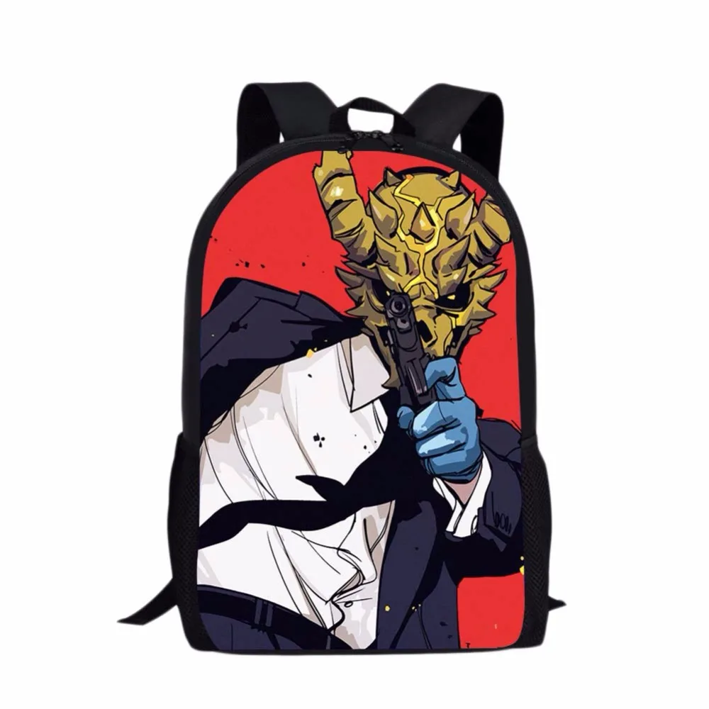 

PAYDAY 2 School Bag for Teenager Boys Girls Cool Kids Orthopedic Schoolbag Cartoon Primary Child Bookbags Cartoon Schoolbags