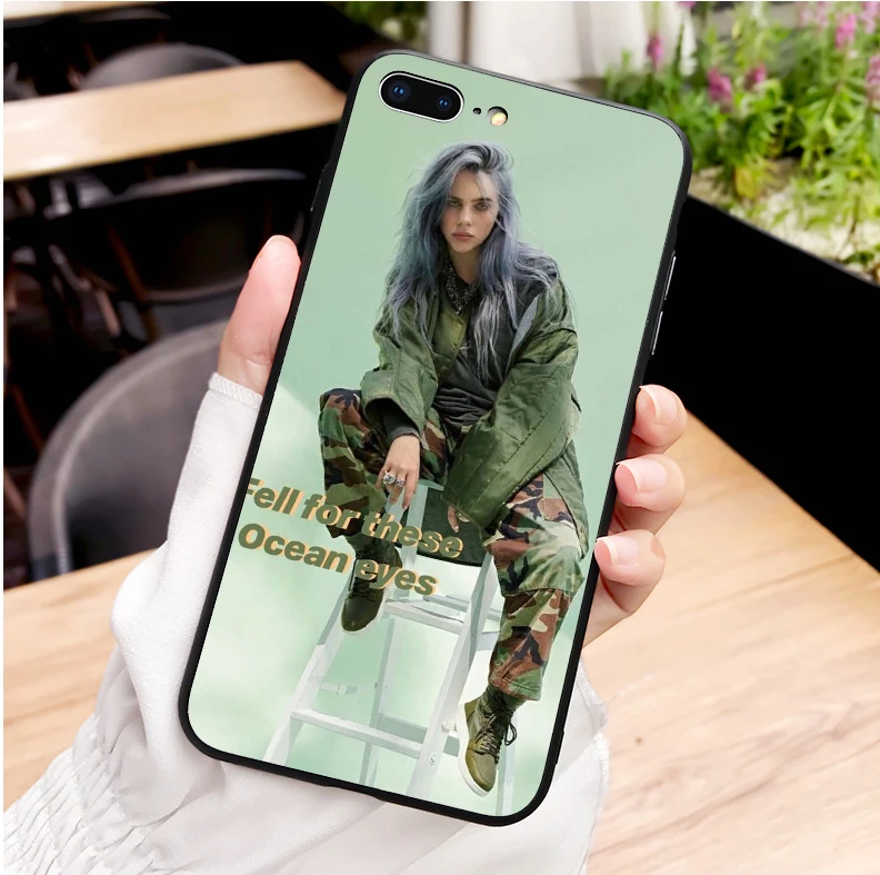 Billie eilish rainbow blohsh Оушен Глаза Мягкий силиконовый чехол для телефона TPU чехол для iPhone SE 5 5S 6 6S 7 8Plus 11 Pro MAX XR XS X