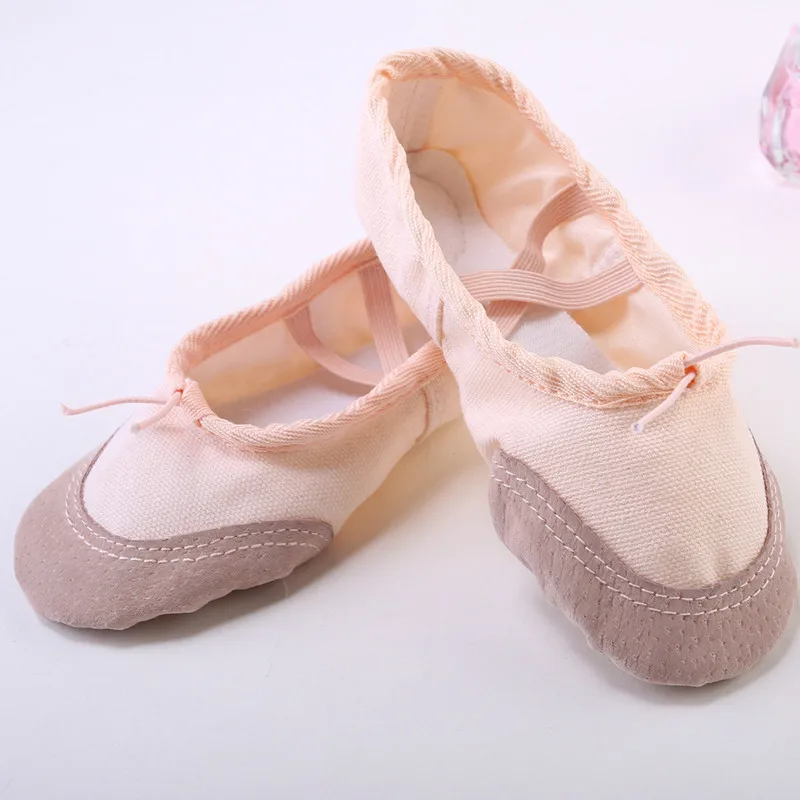 Детская танцевальная обувь для женщин балетная на мягкой подошве девочек - Фото №1