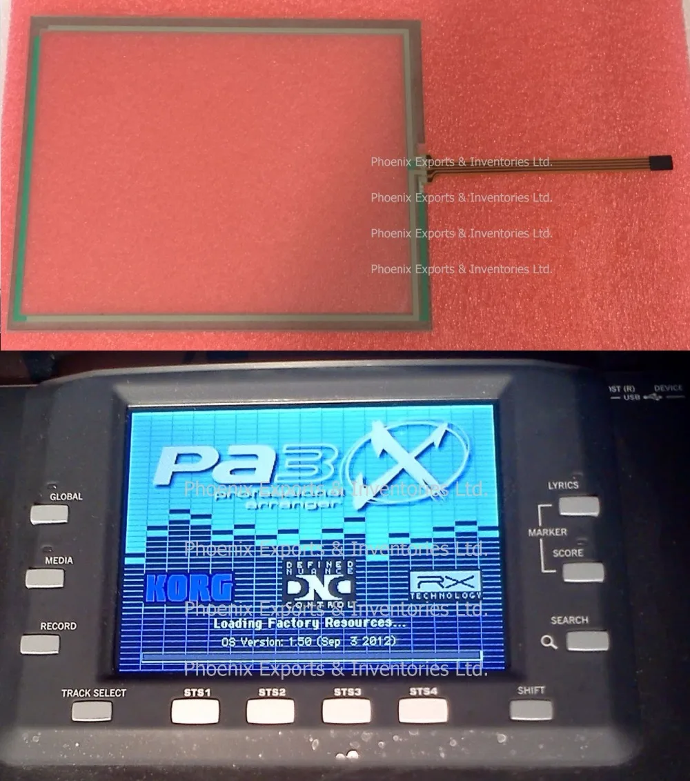 Совершенно новый сенсорный экран дигитайзер для Korg PA3X Сенсорная панель