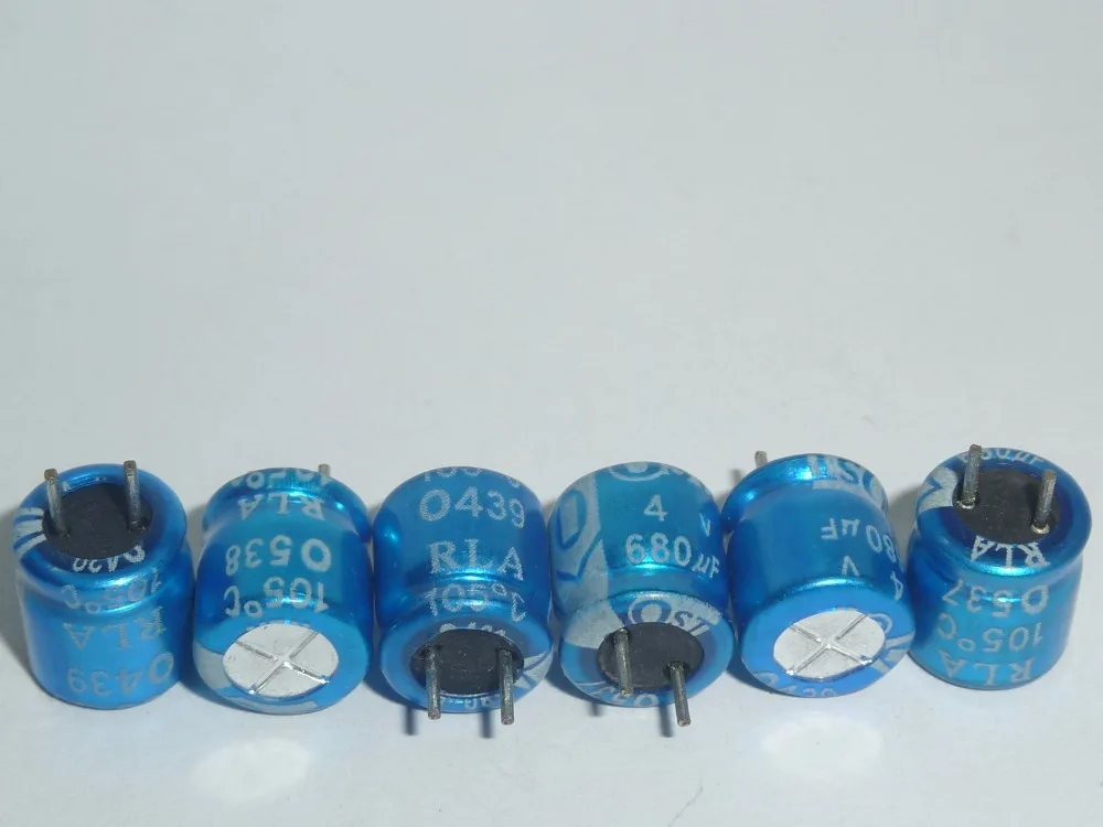10pcs 680uF 4V OST RLA Series 8x8mm Ultra Low ESR 4V680uF Motherboard Capacitor | Электронные компоненты и