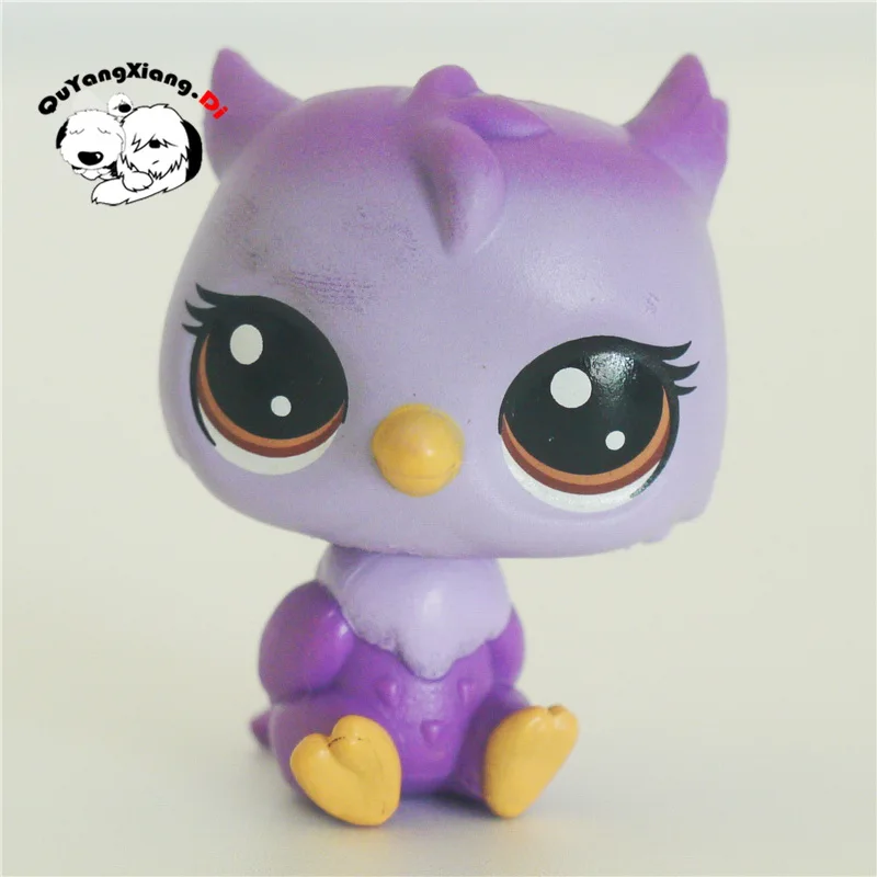 Экшн фигурка котенка фиолетового птичьего животного CW047 Pet Shop|Игровые фигурки и