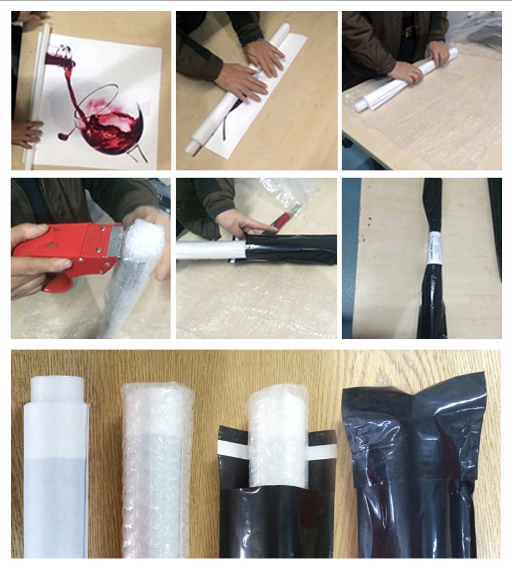 

Gopherwood Wall Art HD print 4 panels Red Wine canvas painting Grape Cup pictures For Living Room Kitchen Decoration Home Decor