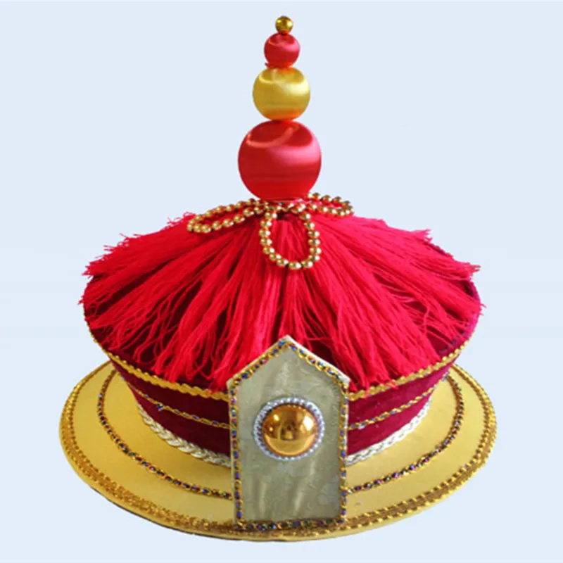 

qing dynasty emperor hat for men ancient king hat chinese emperor hat ancient dynasty cosplay head wear