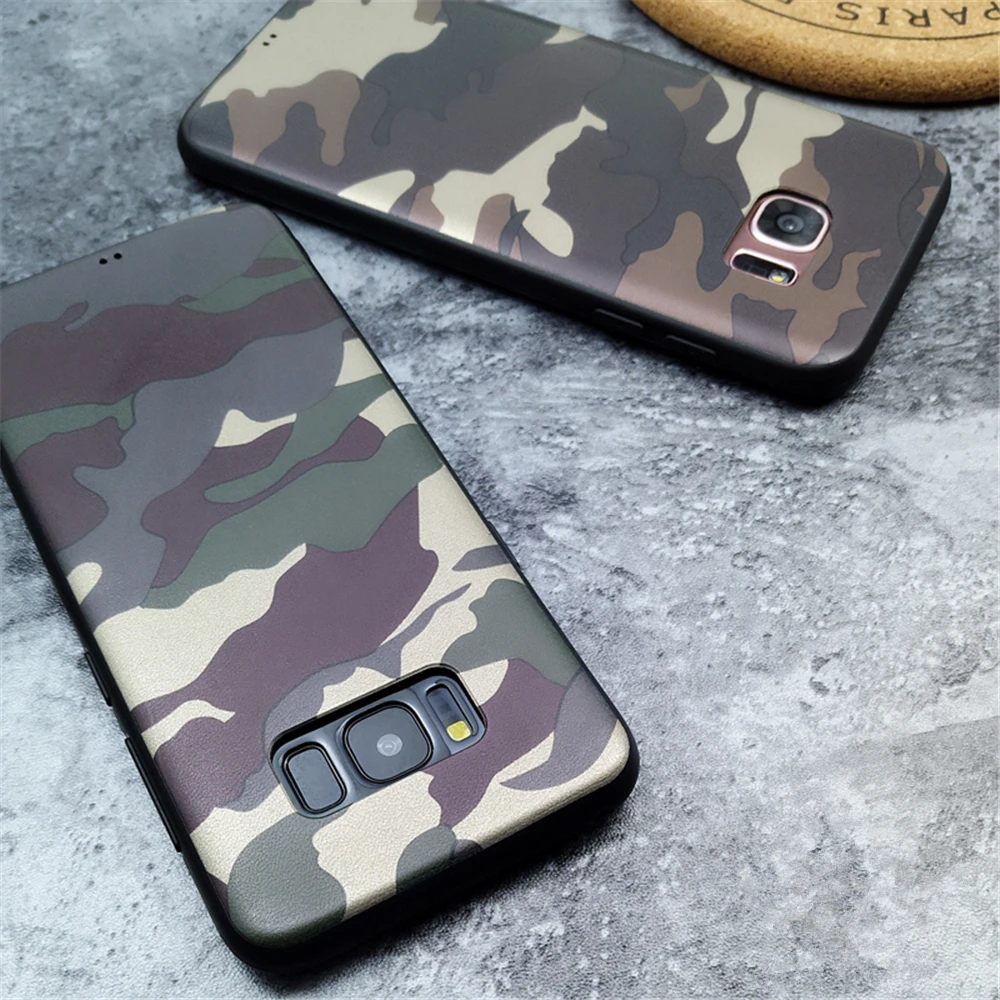For Samsung Galaxy S7Edge Green Camouflage Soft Case Sports Luxury Super Army Camo for S7+ G9350 G935A Coque Fundas |