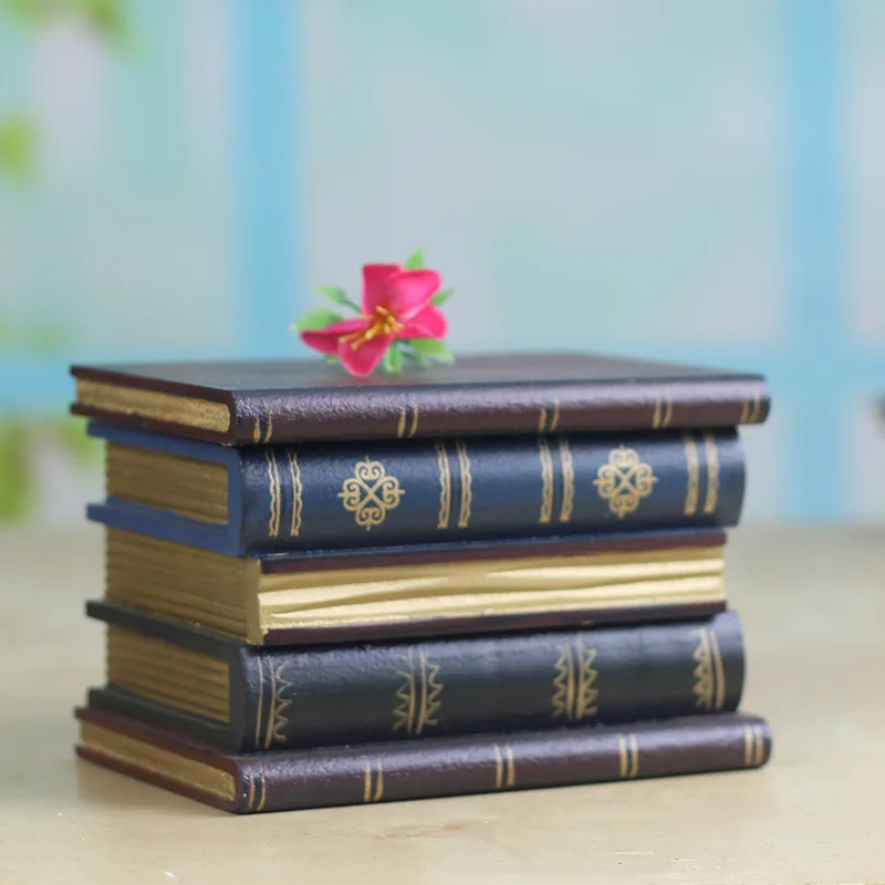 Античный стиль книга Тип Резиновая коробка для ювелирных изделий туалетный