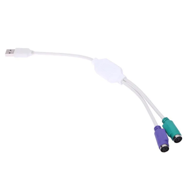 Y кабель USB для PS2 USB-To-PS2 компьютерная клавиатура и адаптер мыши |