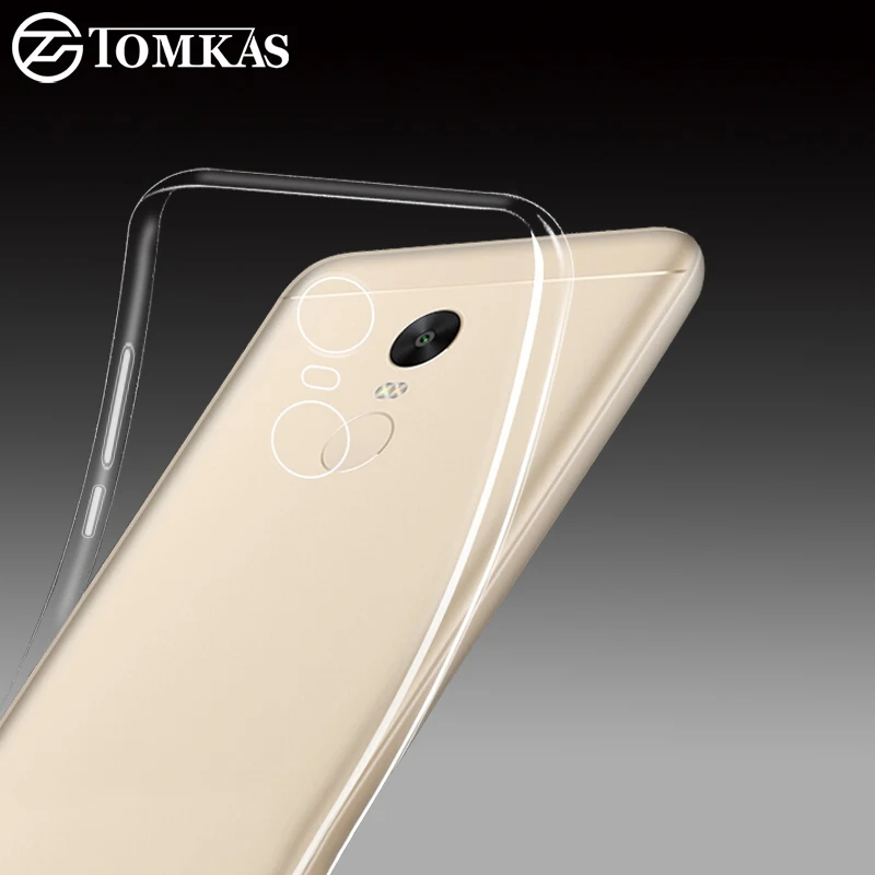 TOMKAS силиконовый чехол из термопластичного полиуретана для Xiaomi Redmi 4 4X mi 5 A1 6 Чехол