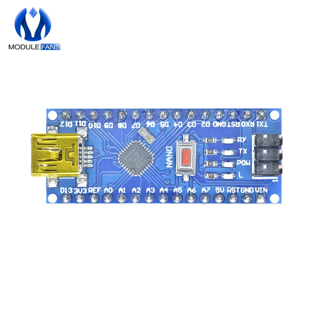 Плата драйвера микроконтроллера NANO V3.0 3 0 CH340 G CH340G Mini USB Atmega328 ATmega328P плата для Arduino 2