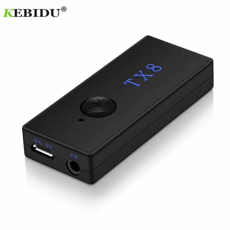 Kebidu Bluetooth передатчик приемник адаптер TX8 3 5 мм беспроводной аудио ТВ Беспроводной