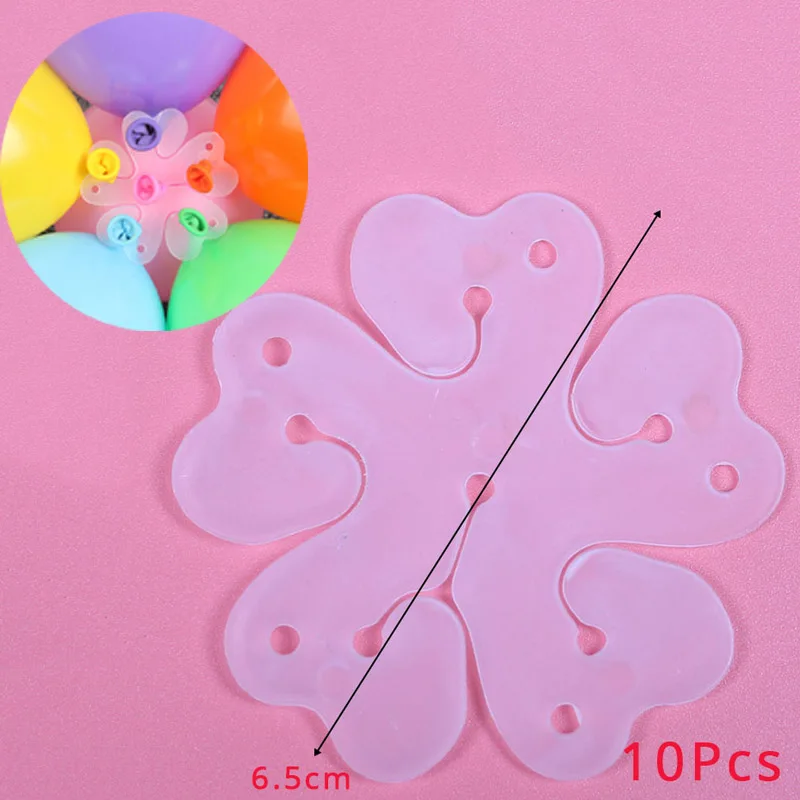 10pcs clips 1 комплект прозрачная пластиковая свадебная АРКА и держатель для шарика подставка воздушные шары колонна для взрослых детей день рождения или детский душ Декор - Цвет: 10pcs clips