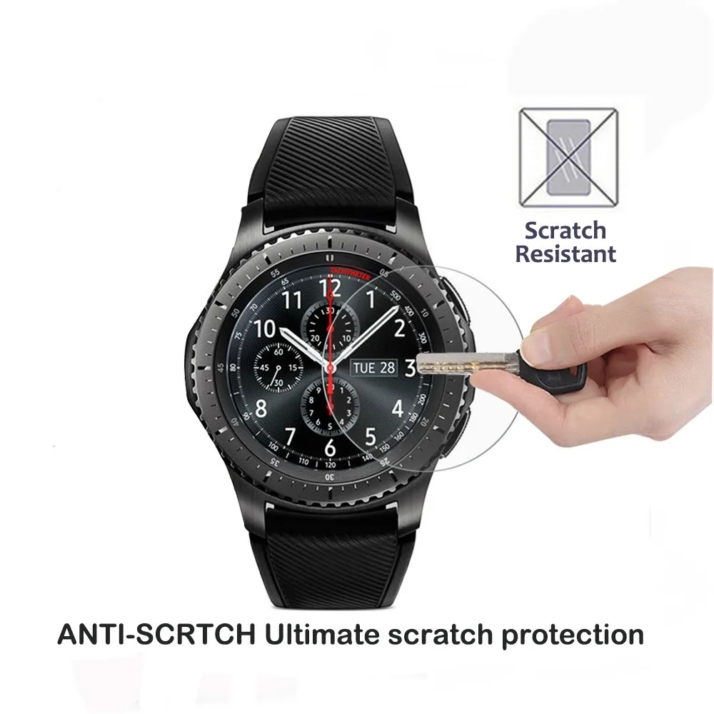Защитная пленка для экрана Samsung Gear S3 Classic /Frontier SmartWatch из мягкого ТПУ с защитой от