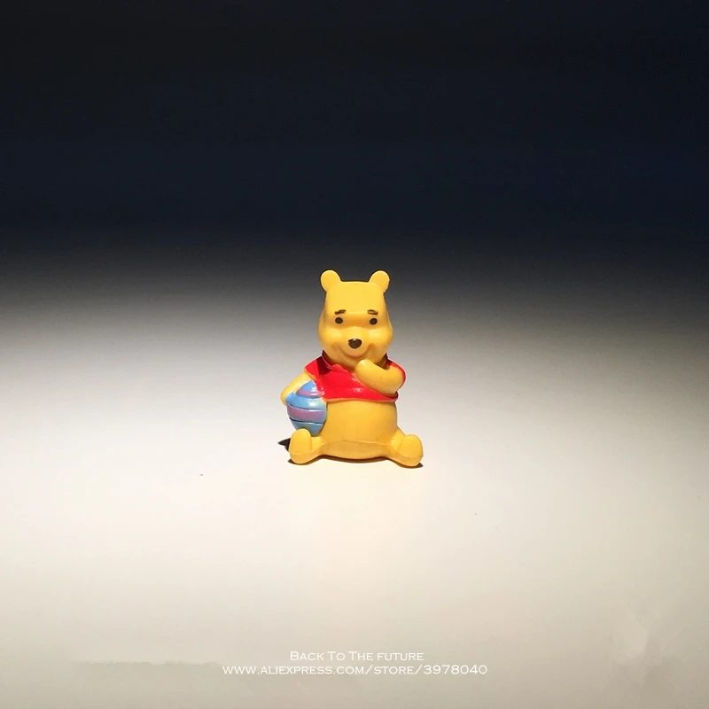 Дисней Винни Пух 3 см мини кукла Фигурка коллекция украшений Аниме игрушка для