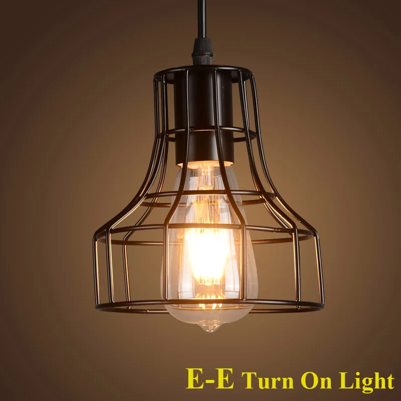 

Retro Pendant Lights Vintage Country Pendant Lamps Ediosn Small Light for Restaurant Bar Art Decoration Lighting E27 AC85-265V