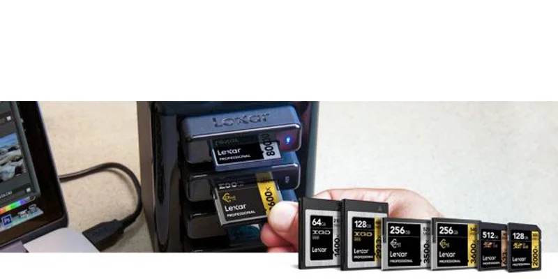 Lexar USB накопитель Смарт CF кардридер CR1 CFast 2,0 USB 3,0 картридер Профессиональный рабочий процесс кардридер