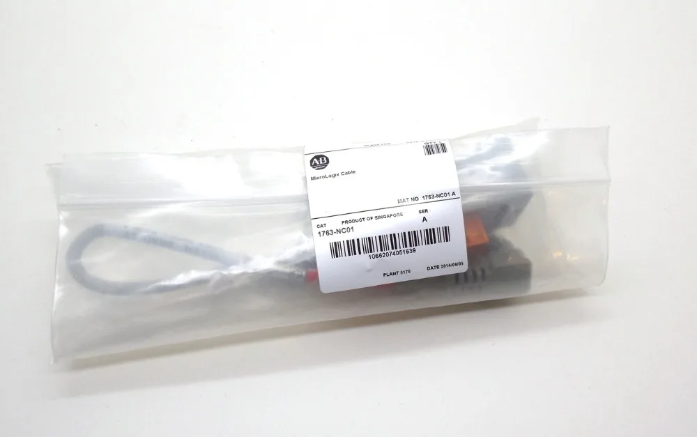 

ALLEN-BRADLEY 1763-NC01 DH-485 CABLE 8-PIN MINI DIN TO 6-PIN MICROLOGIX,HAVE IN STOCK