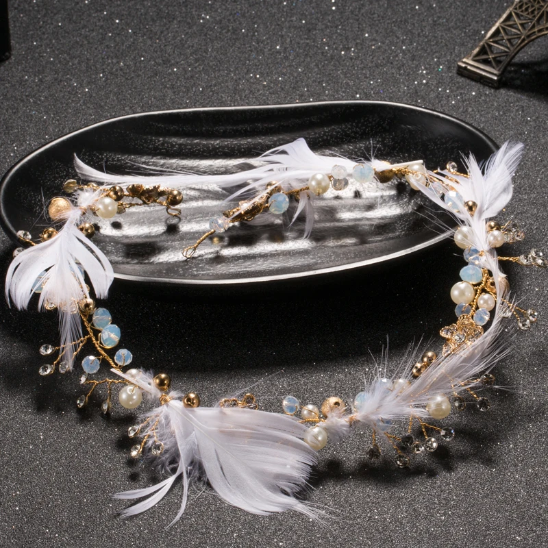 Женский Вуалетка в западном стиле элегантный головной убор с вуалью и перьями