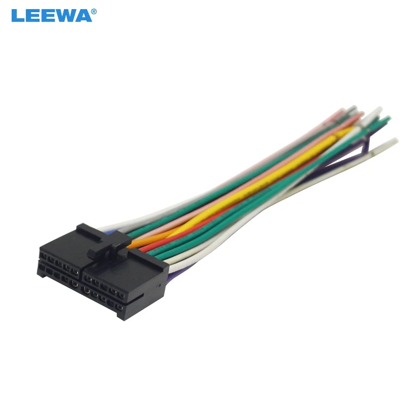 LEEWA 20Pin универсальный автомобиль вторичного рынка головное устройство DVD стерео