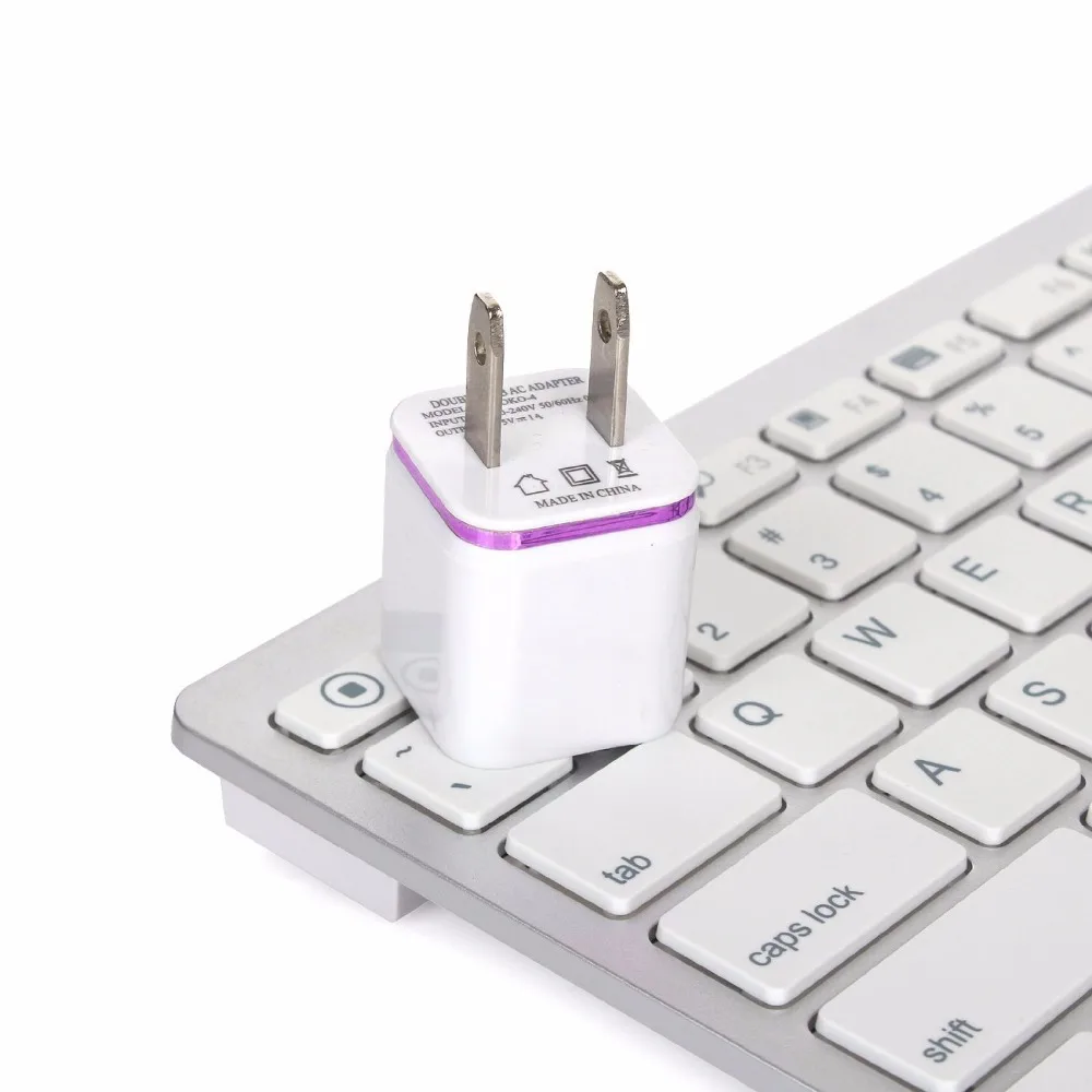 

Colorful 1A US Plug AC Power Adapter cube Home Trave Wall USB Charger adapter for iPhone 7 6 5 plus for Samsung 500pcs/lot