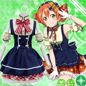 Лидер продаж! Японское аниме Love Live! Костюмы для косплея Tojo/Umi/Eli/Hanayo/Nico/Rin конфетная форма горничной принцесса Лолита платье для косплея - Цвет: F