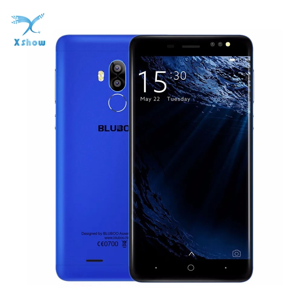 BLUBOO D1 Смартфон с 5 дюймовым дисплеем четырёхъядерным процессором MTK6580 ОЗУ 2 Гб ПЗУ