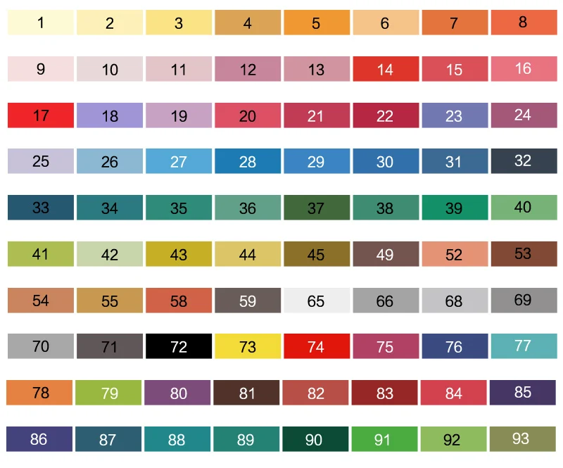 80colors STA 80 Цвета комплект чернила на водной основе ручки, маркеры для рисования двойной наконечник тонкая кисть Маркер для белой доски для графический планшет для рисования манга товары для рукоделия - Цвет: 80colors
