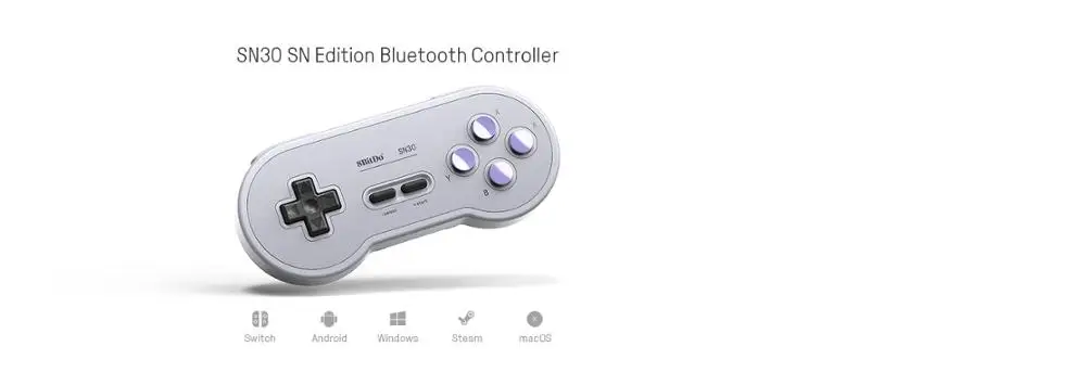 SN Edition 8Bitdo винтажный SN30 GP Edition Bluetooth беспроводной контроллер геймпад для пульта дистанционного управления/Ios/Andorid/MacOS/СТИМ/Windows - Цвет: SN Edition