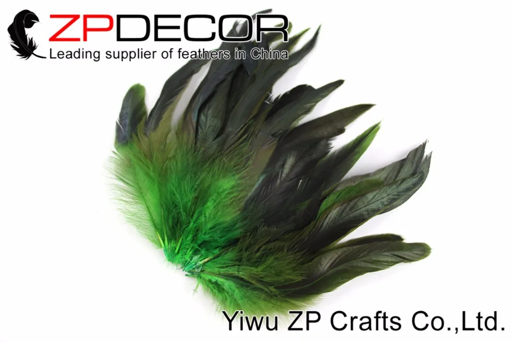 ZPDECOR 200 шт./лот 15 20 см (6 8 дюймов) ручной выбор красивый уникальный Келли зеленый