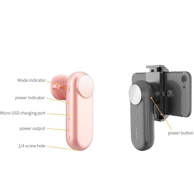 Wewow фантазии смартфон 1 Ось Gimbal видео стабилизатор одной оси Steadicam мобильный