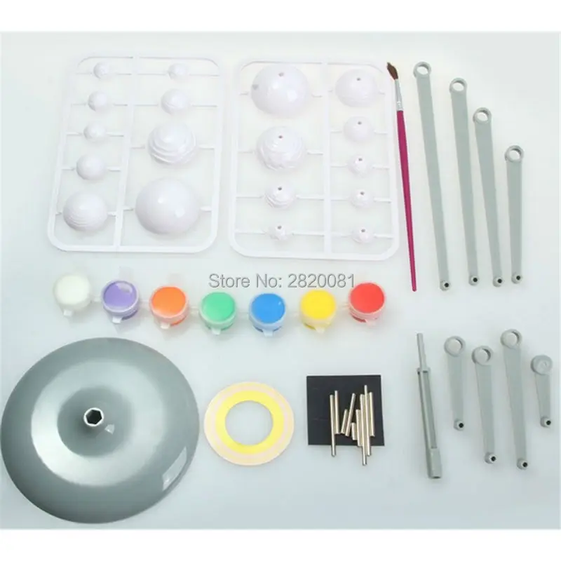 Горячая солнечная система nine planetarium DIY toys science model kit обучающая и астрономическая