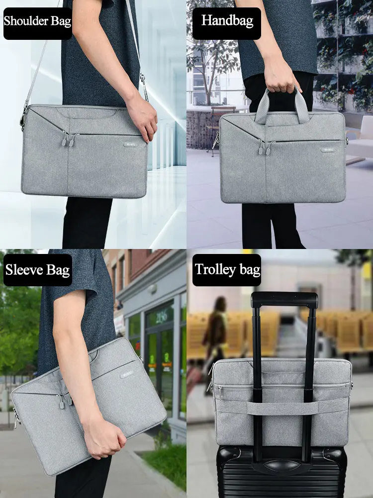 WiWU сумка для ноутбука чехол 15 6 4 14 1 13 3 17 Курьерские сумки MacBook Air Чехол