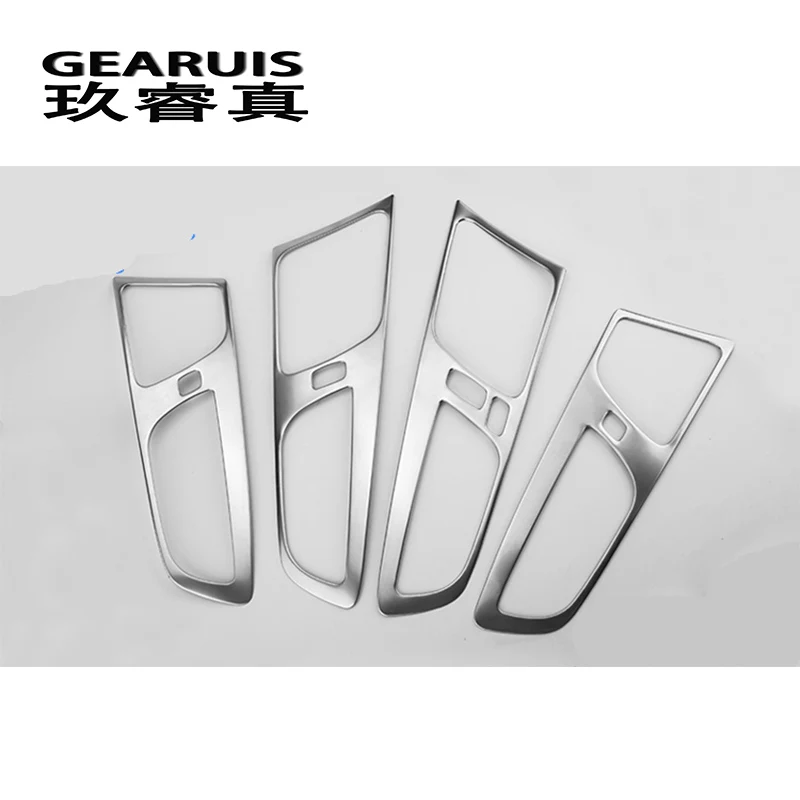 

Автомобильный Стайлинг накладка на внутреннюю дверную ручку Отделка дверная чаша наклейки украшение для Volvo XC60 2018 авто аксессуары из нержавеющей стали