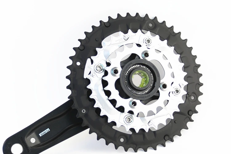 Полная распродажа! SHIMANO Alivio FC M430 3x9 S 27 MTB ctalink шлицевой диаметра окружности болтов +