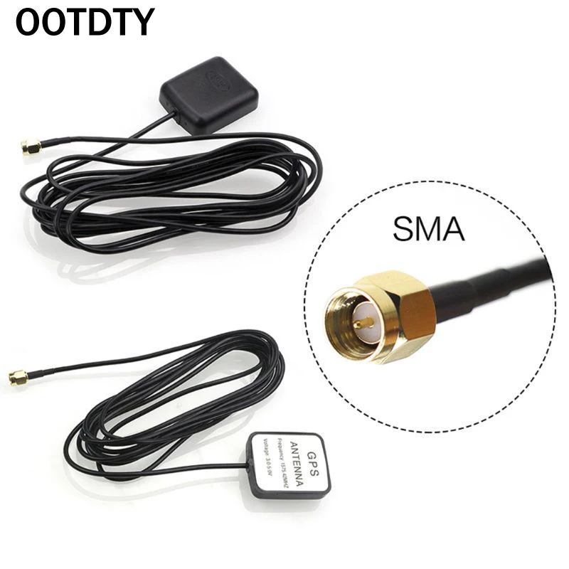 Усиленный сигнал gps приемник Антенна gps SMA Conector 3 метра 1575,42 МГц Мотоцикл Авто gps Аксессуары