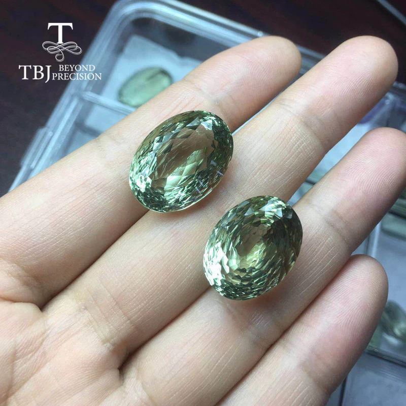 Tbj, Natural good color green amethyst oval 15*20mm bird nest special shinning cutting diy jewelry for gold and silver jewelry