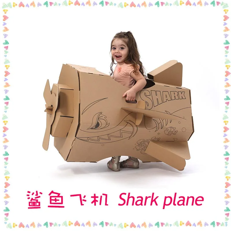 Cool Tank большой diy-раскраска игрушки игрушечный танк детская палатка игра дом - Цвет: 8