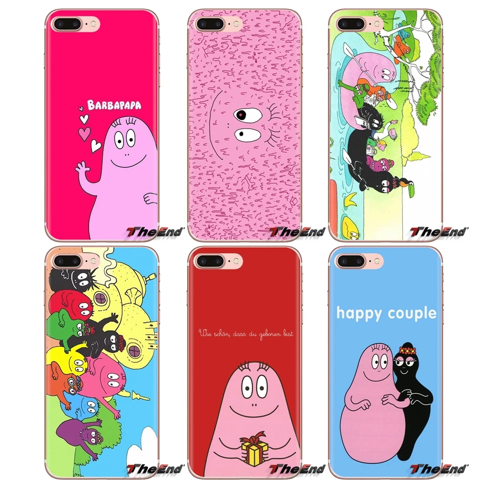 For Oneplus 3T 5T 6T Nokia 2 3 5 6 8 9 230 3310 2.1 3.1 5.1 7 Plus 2017 2018 Les Barbapapa Barbamama Pink Smile Phone Shell Case |