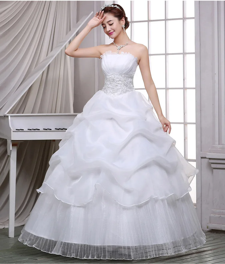 Vestidos De Novia, новинка, настоящая фотография, кружевное свадебное платье, es, белое, с аппликацией, для невесты, платья принцессы, жемчужное, свадебное платье