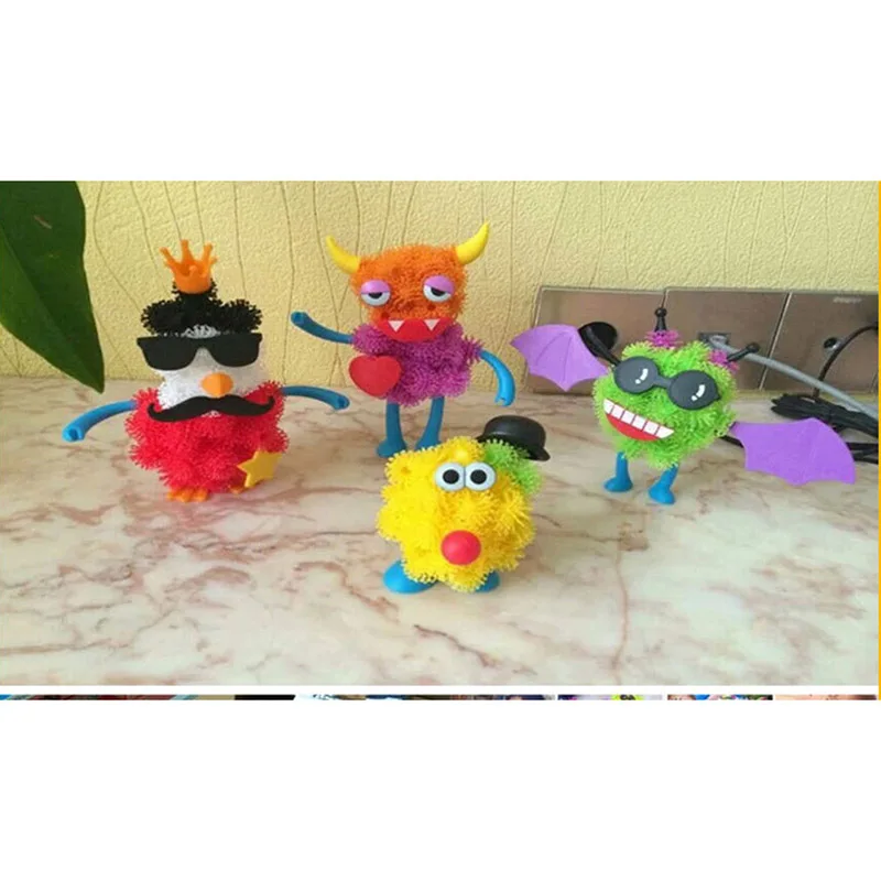 400 шт./компл. детские 3D блоки игрушки сделай сам Mega Puff Ball сдавливаемые различные