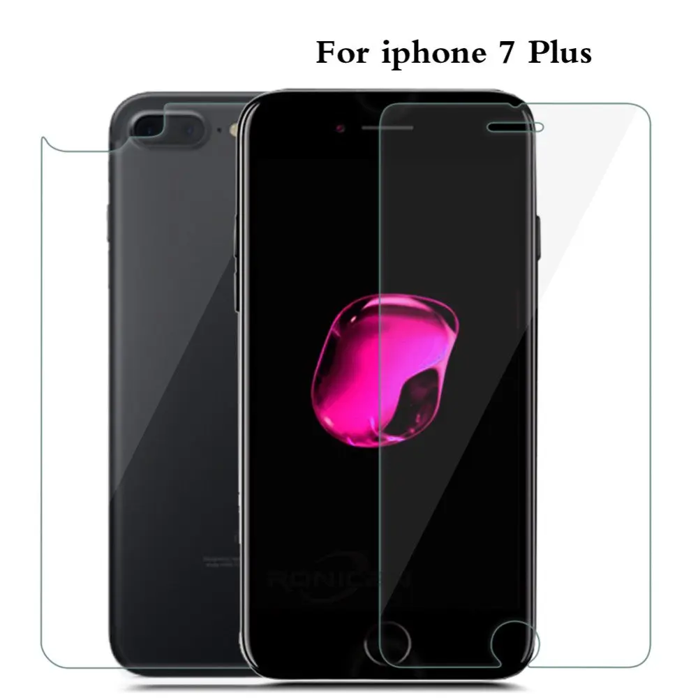 2 шт./лот закаленное стекло для iPhone 5 5S SE 4 4S 6 6s 7 8 Plus Защита экрана X|tempered glass|screen