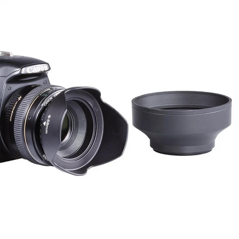 Комплект бленды для объектива ABGN Hot-58MM (тип винта в цветочном зонтике +