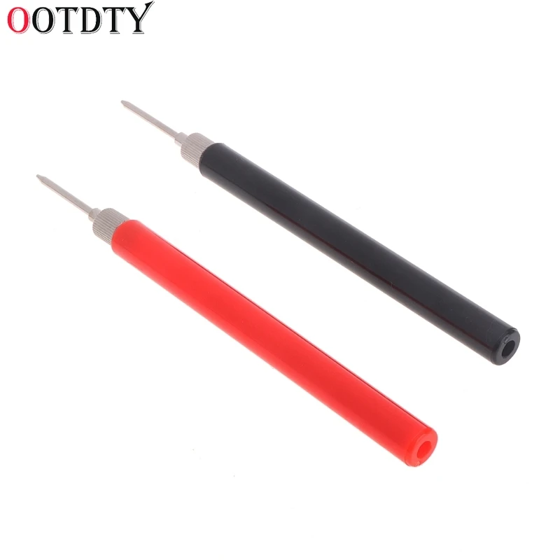 OOTDTY 2 шт. пружинный тестовый Наконечник Зонда изолированный крюк провод